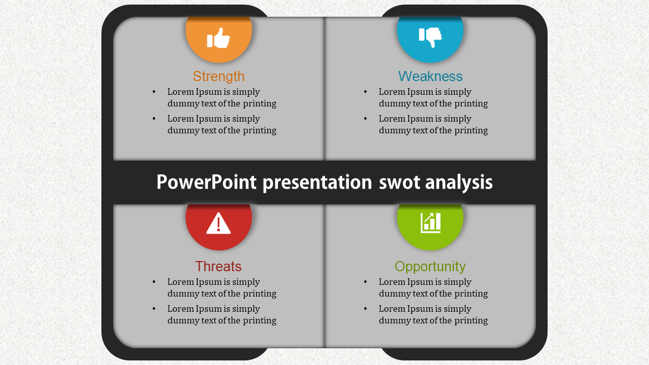 Smart SWOT Analysis PowerPoint Template and Google Slides